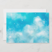 Invitation Photo du 9e anniversaire de Cloud Nine Boy (Dos)