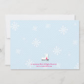 Invitation photo du groupe de patinage sur glace (Dos)