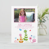 Invitation photo du jardin de juin (Debout devant)