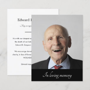 Invitation Photo du membre de la famille noire qui passe la F