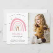 Invitation Photo du parti Anniversaire de enfant moderne Past (Devant)