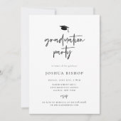 Invitation Photo du parti de graduation scénarisée (Devant)