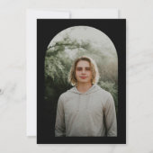 Invitation Photo du parti de graduation scénarisée (Dos)