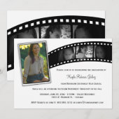 Invitation photo du parti de la bande de film Vint (Devant / Derrière)