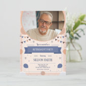 Invitation Photo du parti de retraite (Debout devant)