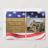 Invitation photo du Parti de retraite des militair (Devant)