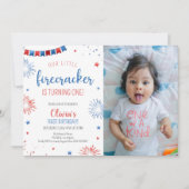 Invitation Photo du parti des Anniversaires de enfants de Lit (Devant)