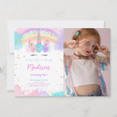 Invitation photo du Parti Unicorn (Devant)