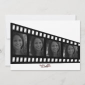 Invitation photo du Retro Film Strip Graduation Pa (Dos)