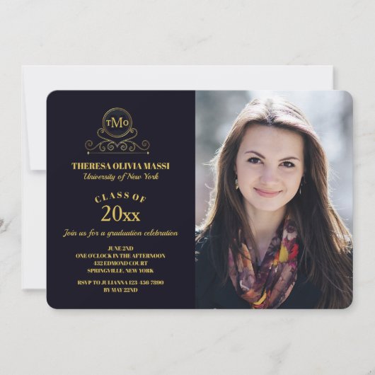 Invitation photo du supérieur (Devant)