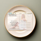 Invitation photo d'un diplômé moderne personnalisé