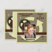 Invitation Photo d'un ingénieur ingénieur élégant (Devant / Derrière)