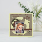 Invitation Photo d'un ingénieur ingénieur élégant (Debout devant)