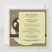 Invitation Photo d'un ingénieur ingénieur élégant (Dos)