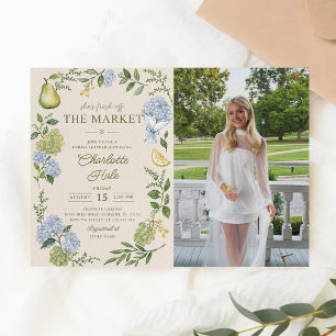 Invitation Photo d'une Baby Shower She's Fresh Off the Market