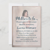 Invitation Photo d'une femme enceinte - Baby shower (Devant)