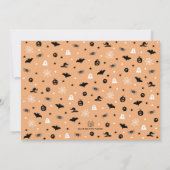 Invitation photo éffrayante One Cute Ghost 1st Bir (Dos)