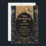 Invitation Photo Elegant Art Déco Peacocks Mariage<br><div class="desc">Découvrez notre Faire-part de mariage Art Déco Élégant Photo ! Cette invitation mêle harmonieusement le glamour vintage du style Art Déco et une touche personnelle. Le design Art Déco, géométrique et orné, ajoute un élément cossu et élégant à votre papeterie mariage, créant une atmosphère de luxe et de sophistication. Ce...</div>