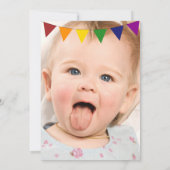 Invitation photo Elegant Baby Boy's First Birthday (Dos)