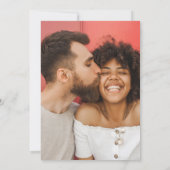 Invitation Photo Emerald Blush Dark Moody Script floral (Dos)