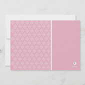 Invitation photo en dentelle de diamant (Dos)