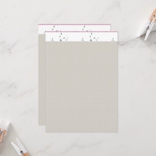 Invitation photo en noir et blanc d'un homme en costume et cr (Devant/Arrière en situation)