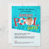 Photo Enfant Personnalisé Anniversaire Piscine Par