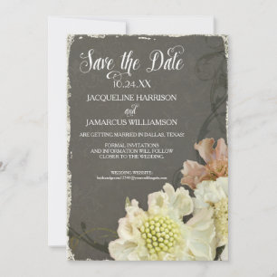 Invitation Photo Enregistrer la date Art moderne de la peintu