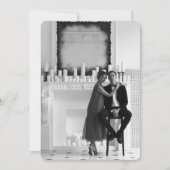 Invitation Photo Enregistrer La Date Modern Script Mariage (Devant)