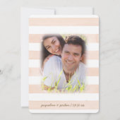 Invitation Photo Enregistrer la date Moderne Aquarelle Floral (Dos)