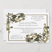 Invitation Photo Espresso Gold (Dos)