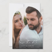 Invitation Photo et calligraphie 3 Mod Vert V2 Arc (Devant)