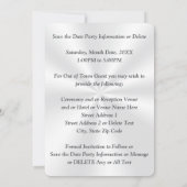 Invitation Photo étonnante, Anniversaire Enregistrer les cart (Dos)