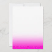 Invitation Photo fabuleuse de fête d'anniversaire de karaoke (Dos)