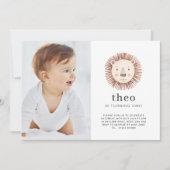 Invitation Photo Face Lion (Devant)