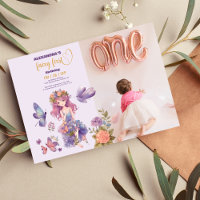 Photo Fairy First Enchanted Woodland 1er anniversa