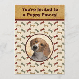 Invitation Photo faite sur commande d'animal familier