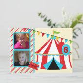 Invitation Photo faite sur commande sous l'invitation (Debout devant)