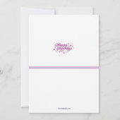 Invitation photo Fancy Anniversaire (Dos)