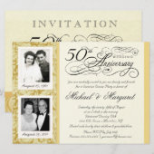 Invitation photo fantaisie 50e anniversaire - Gran (Devant / Derrière)