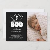 Invitation Photo fantôme Peek A Boo Anniversaire (Devant)