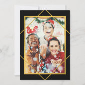 Invitation Photo Fête de Noël Sparkle (Devant)