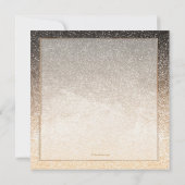 Invitation Photo Feuille d'Or (Dos)