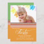 Invitation photo Fiesta (Devant / Derrière)