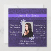 Invitation photo Fiesta De Quince (Devant)