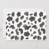 Invitation photo florale pour anniversaire de fill (Dos)