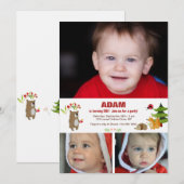 Invitation photo Forest Pals (Devant / Derrière)