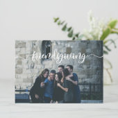 Invitation photo Friendsgiving (Debout devant)
