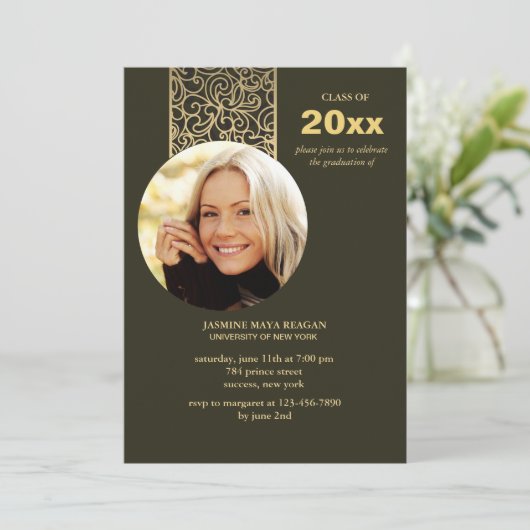 Invitation photo Glitz (Debout devant)