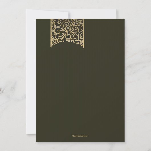 Invitation photo Glitz (Dos)